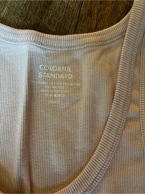 Women's Ribbed Tank Top - colorful standard